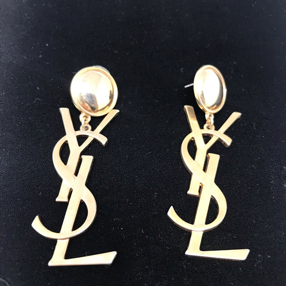 Replica  large logo earrings